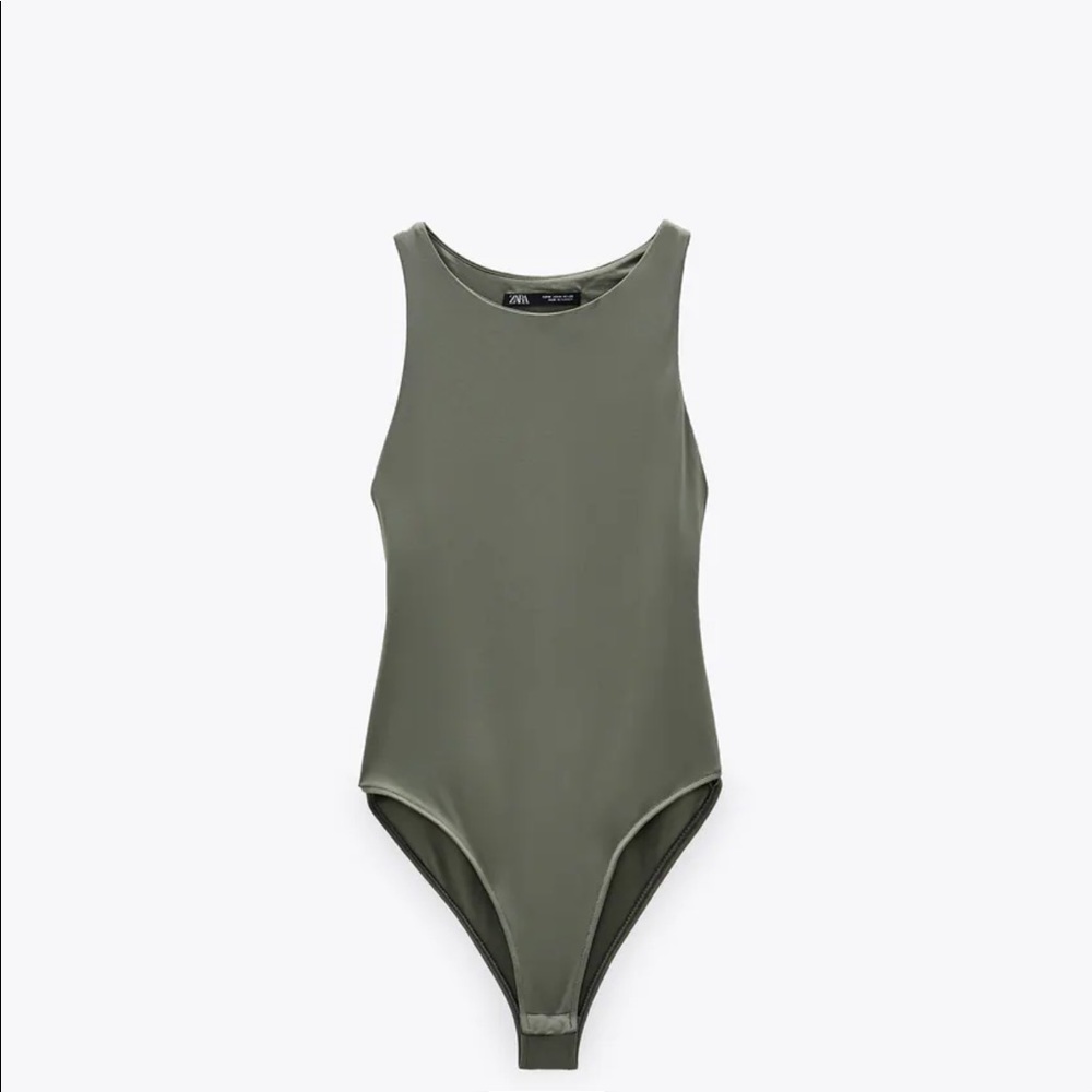 ZARA halter bodysuit